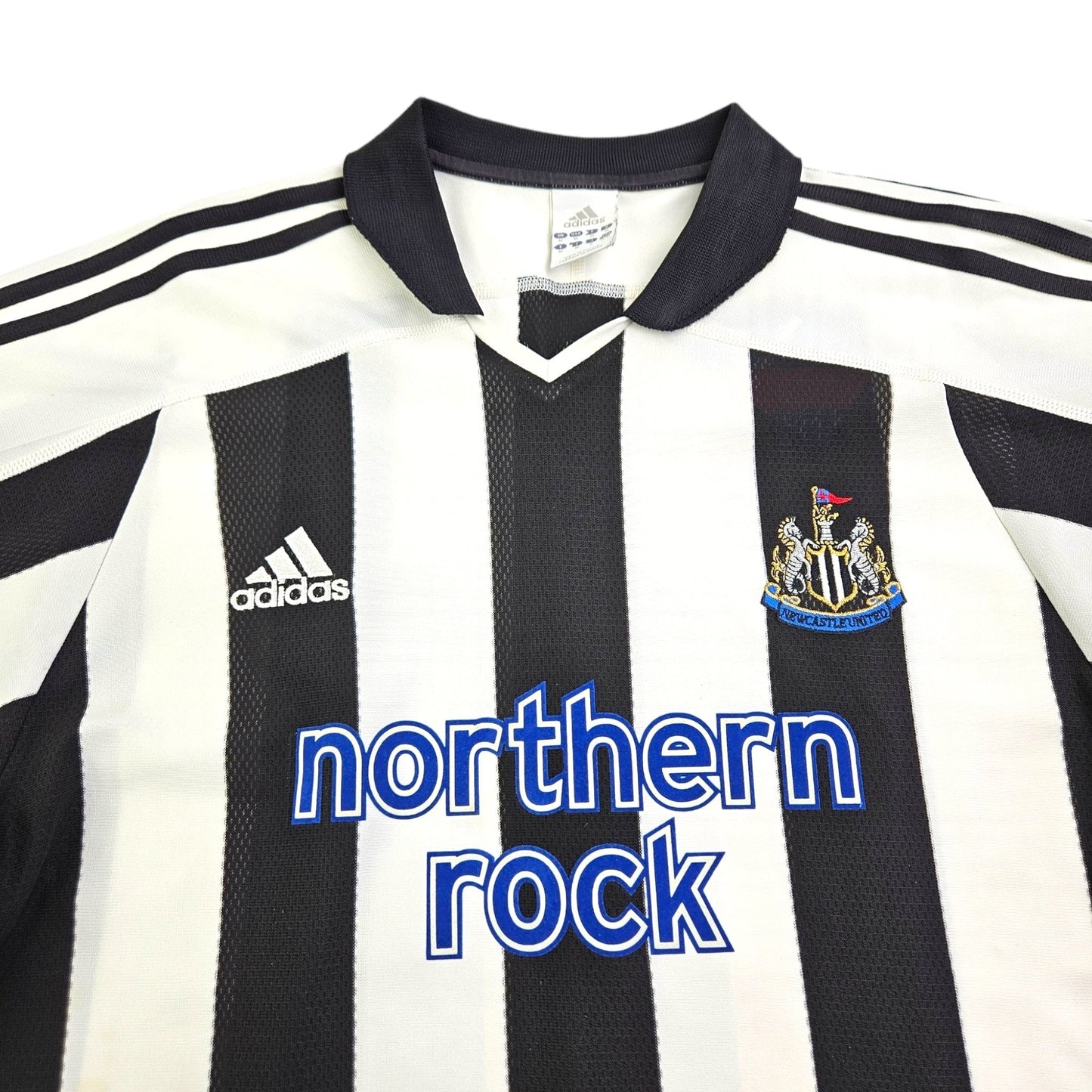 2003/05 Newcastle United Home Football Shirt (M) Adidas #11 Speed
