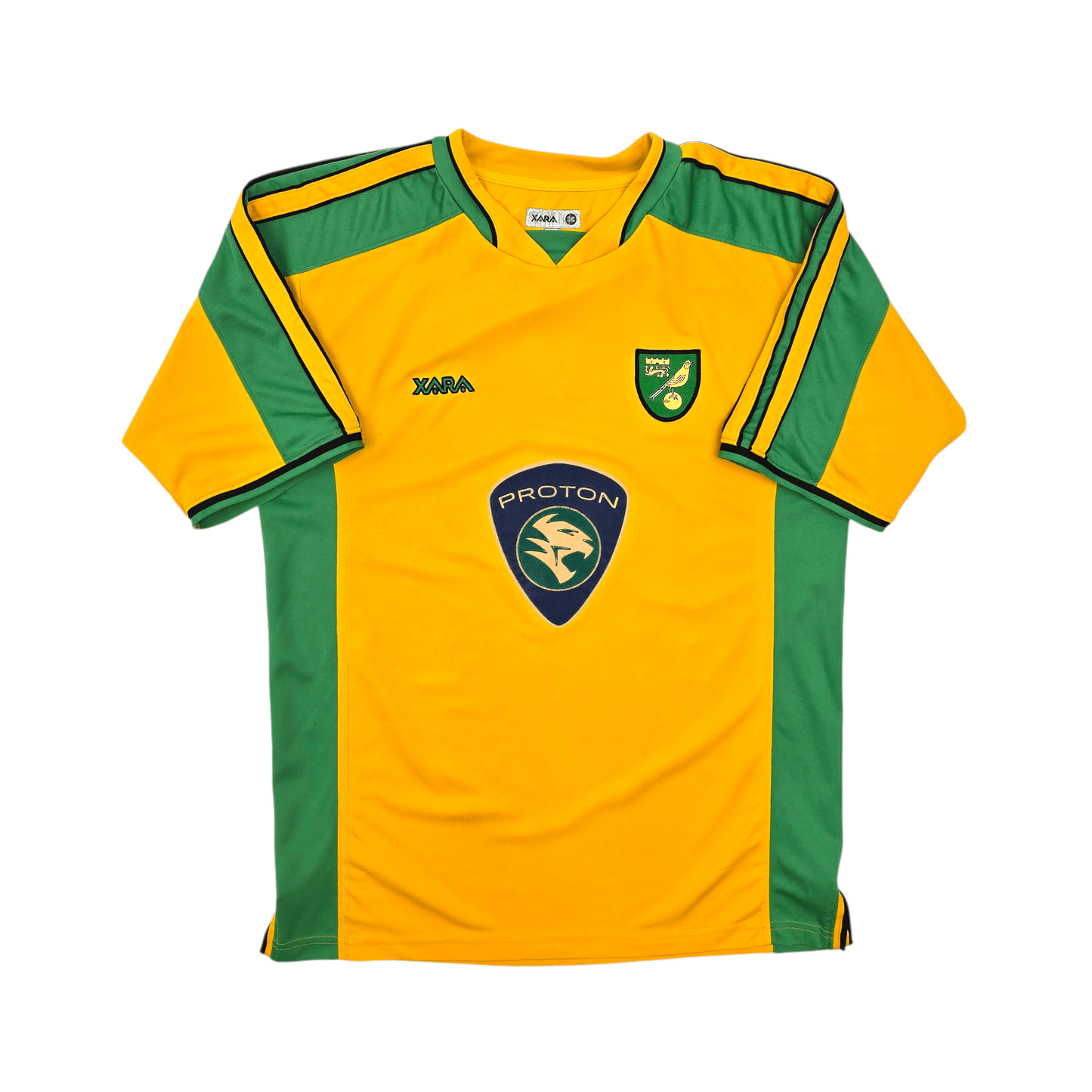 2003/05 Norwich City Home Football Shirt (M) Xara