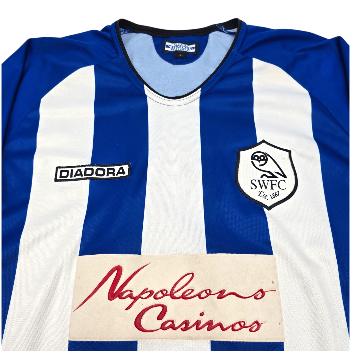 2003/05 Sheffield Wednesday Home Football Shirt (XL) Diadora