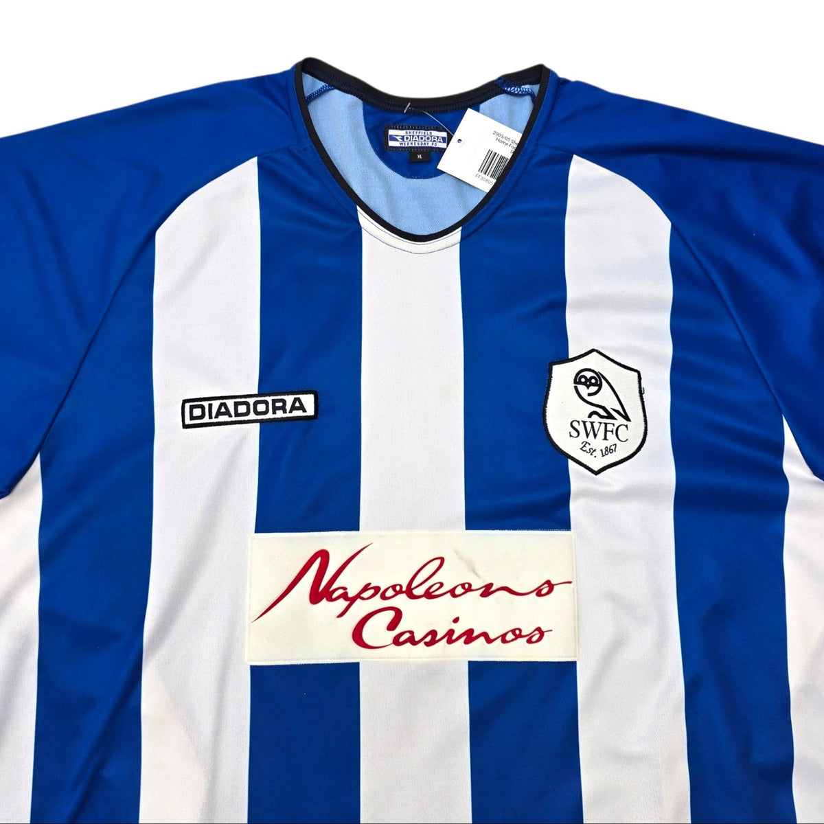 2003/05 Sheffield Wednesday Home Football Shirt (XL) Diadora