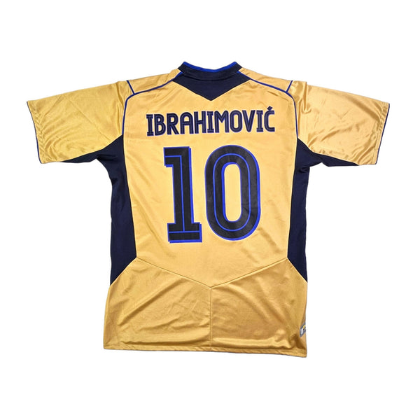 2004 Sweden Third Football Shirt (L) Umbro #10 Ibrahimovic (Centenary)