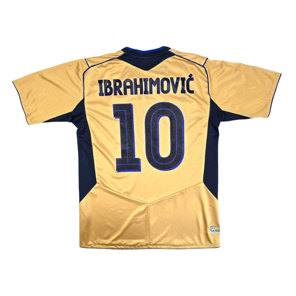 2004 Sweden Third Football Shirt (L) Umbro #10 Ibrahimovic (Centenary)