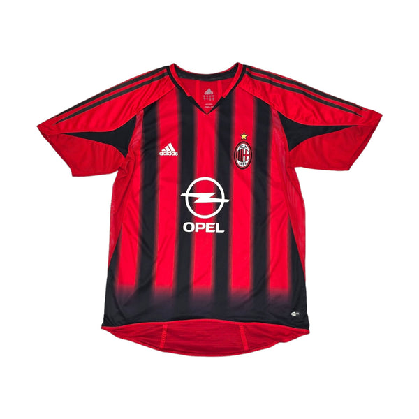 2004/05 AC Milan Home Football Shirt (L) Adidas (Dual Layer)