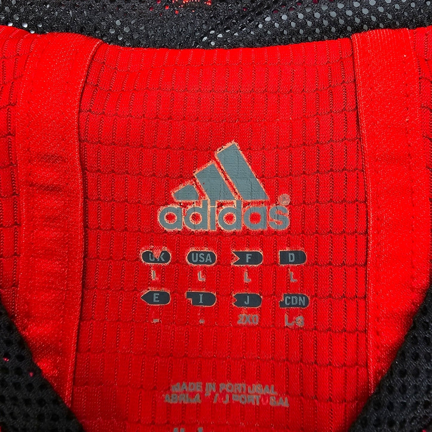 2004/05 AC Milan Home Football Shirt (L) Adidas (Dual Layer)