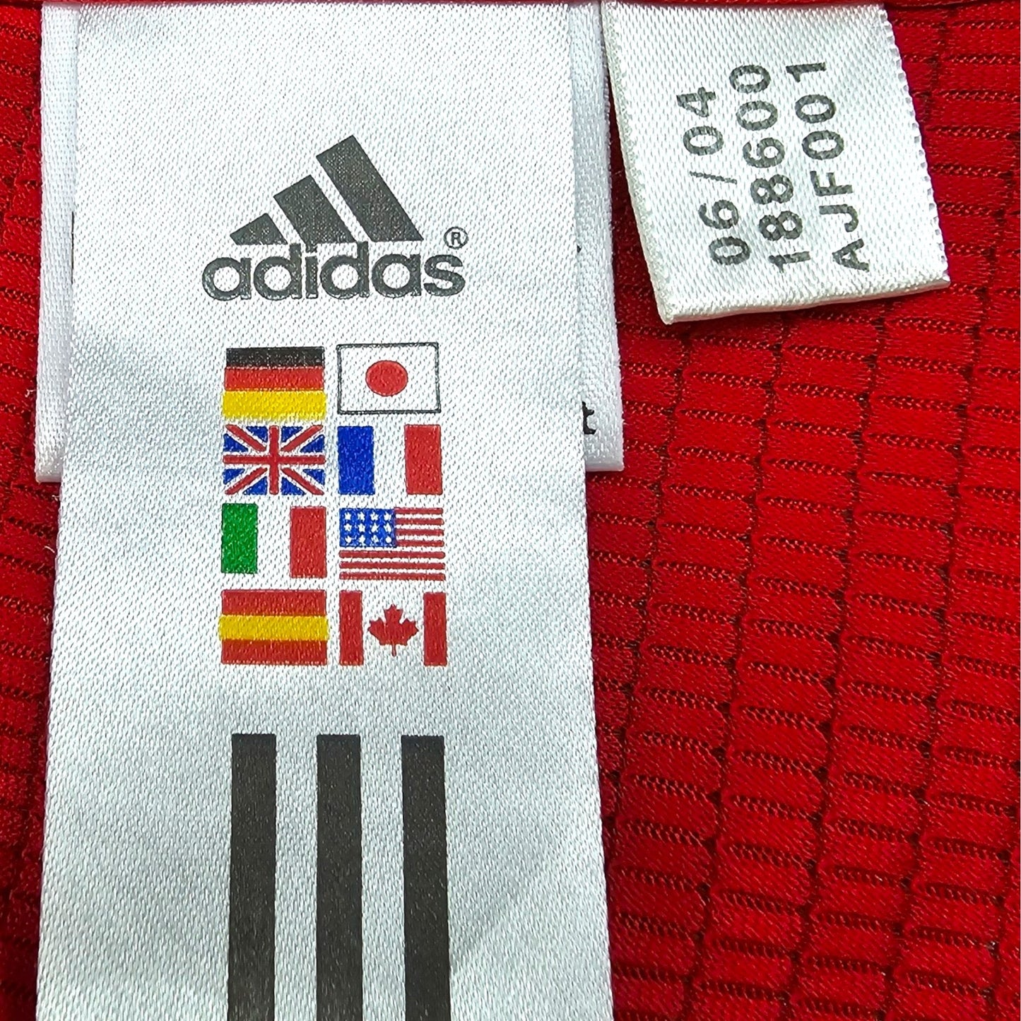 2004/05 AC Milan Home Football Shirt (L) Adidas (Dual Layer)