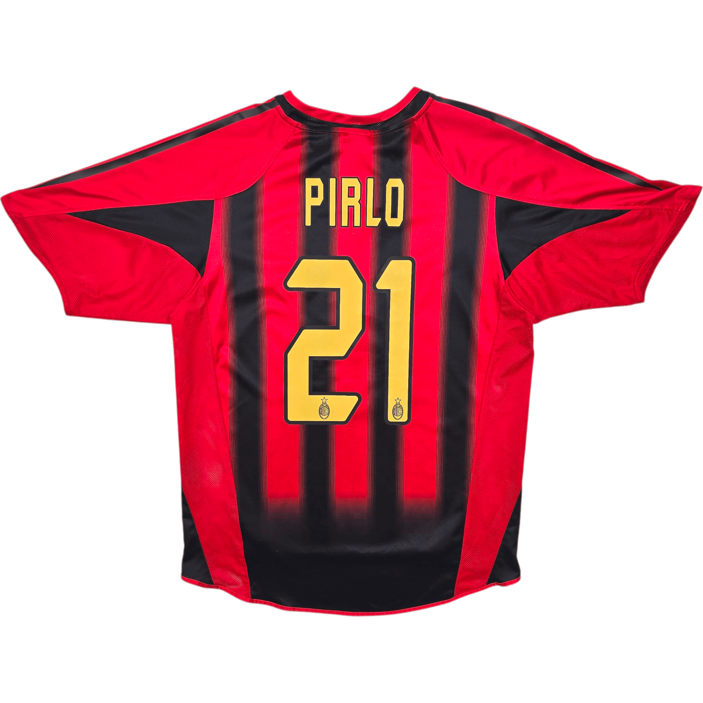 2004/05 AC Milan Home Football Shirt (M) Adidas #21 Pirlo