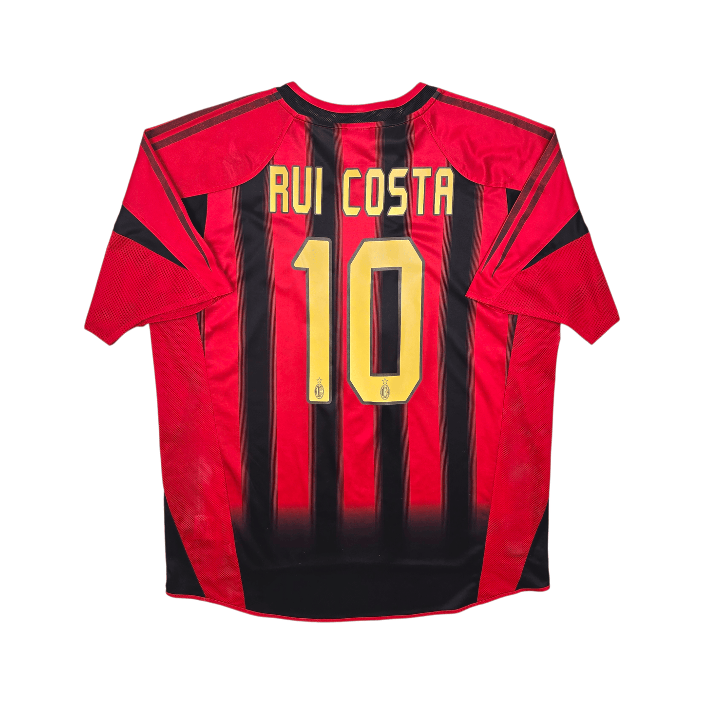 2004/05 AC Milan Home Football Shirt (XL) Adidas #10 Rui Costa