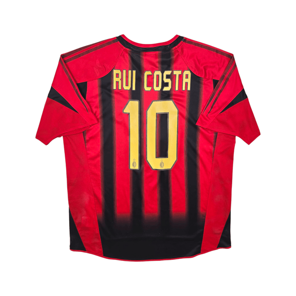 2004/05 AC Milan Home Football Shirt (XL) Adidas #10 Rui Costa