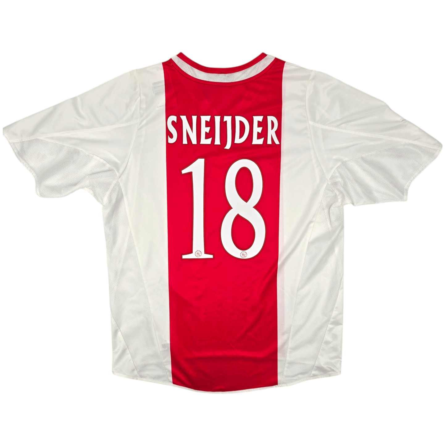 2004/05 Ajax Home Football Shirt (L) Adidas #18 Sneijder