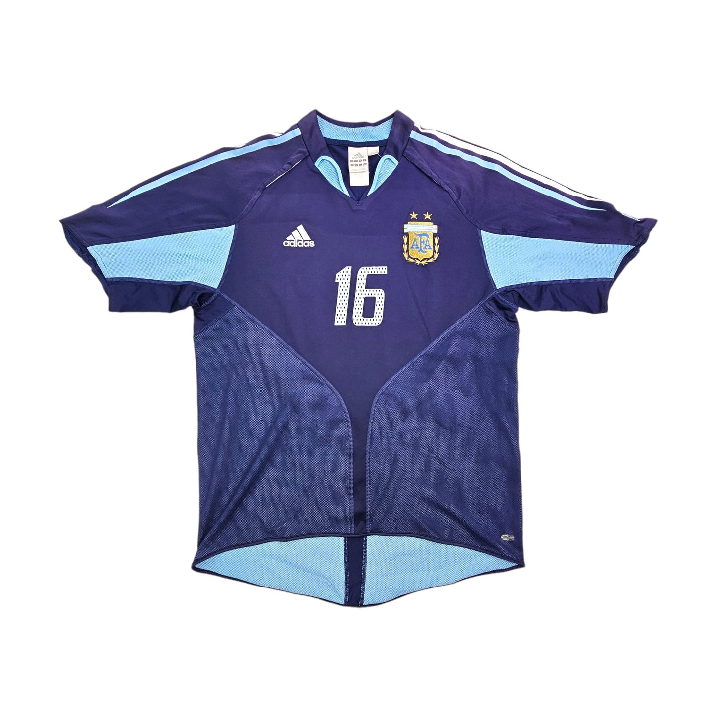 2004/05 Argentina Away Football Shirt (L) Adidas # 16 Aimar