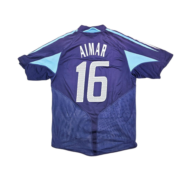 2004/05 Argentina Away Football Shirt (L) Adidas # 16 Aimar