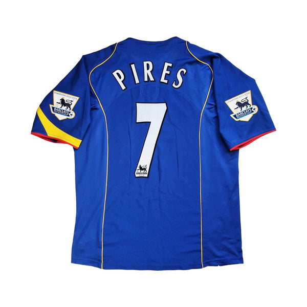 2004/05 Arsenal Away Football Shirt (L) Nike #7 Pires