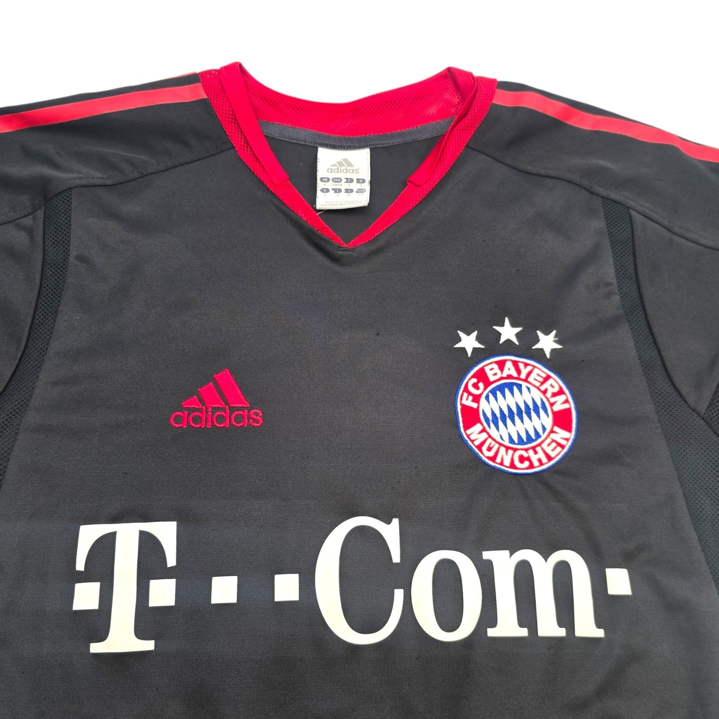 2004/05 Bayern Munich European Football Shirt (S) Adidas #14 Pizarro