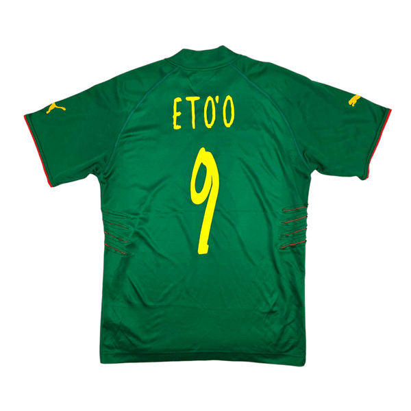 2004/05 Cameroon Home Football Shirt (M) Puma #9 Eto'o