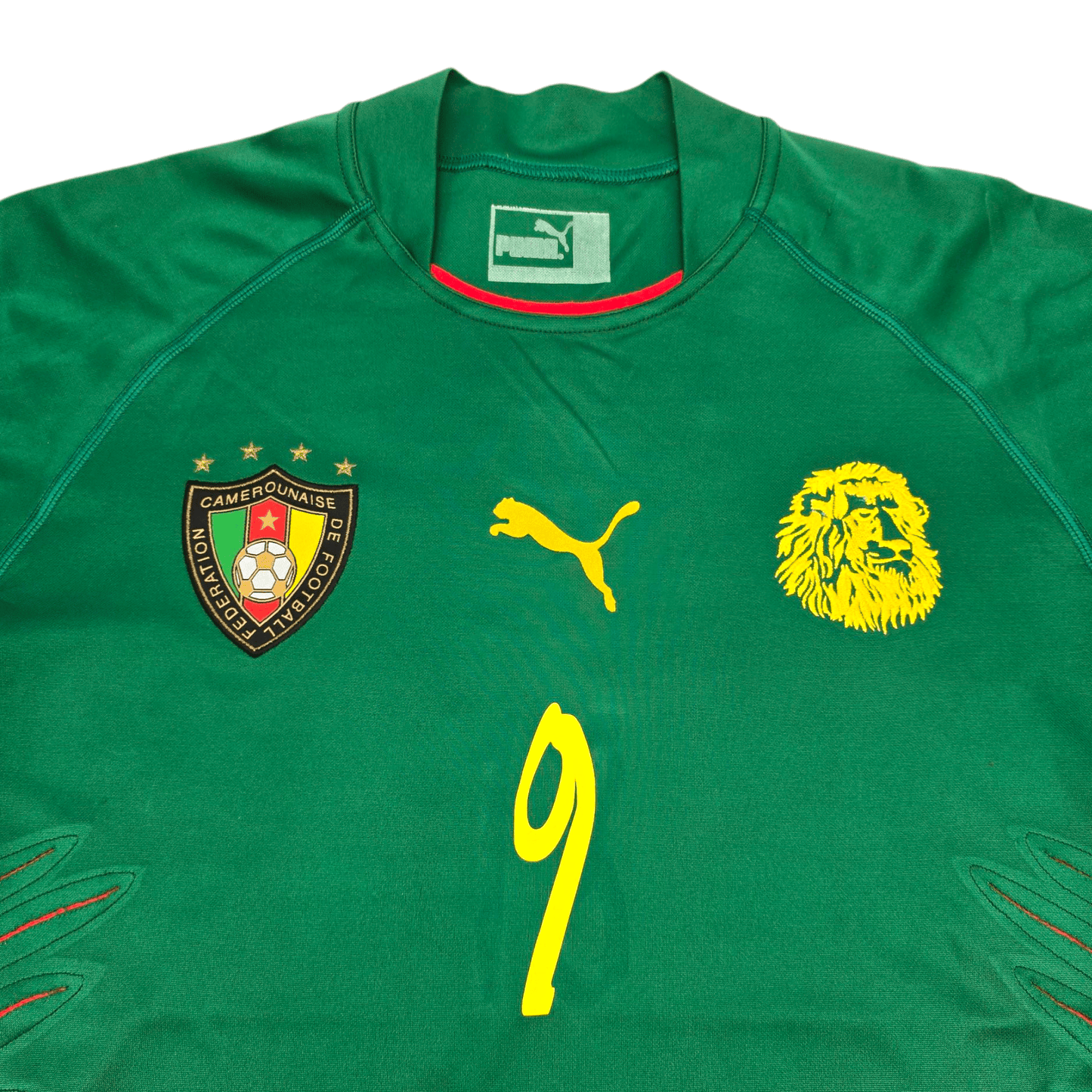 2004/05 Cameroon Home Football Shirt (M) Puma #9 Eto'o