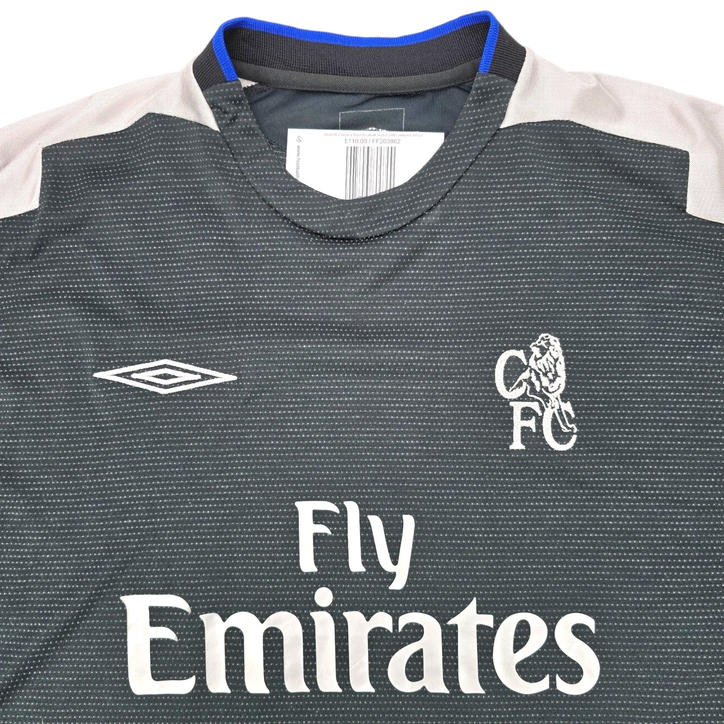 2004/05 Chelsea Third Football Shirt (L) Umbro #8 Lampard (UCL)