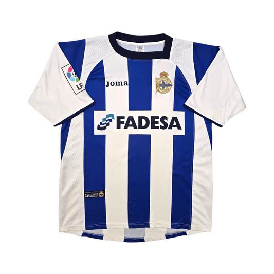 2004/05 Deportivo La Coruna Home Football Shirt (L) Joma
