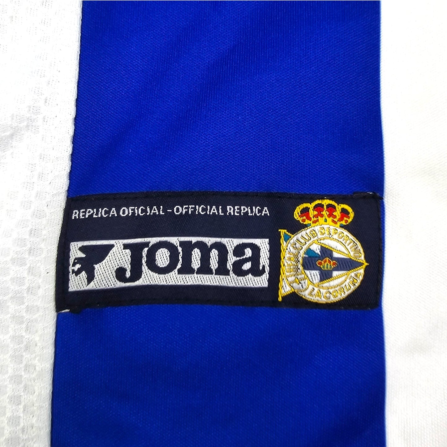 2004/05 Deportivo La Coruna Home Football Shirt (S) Joma