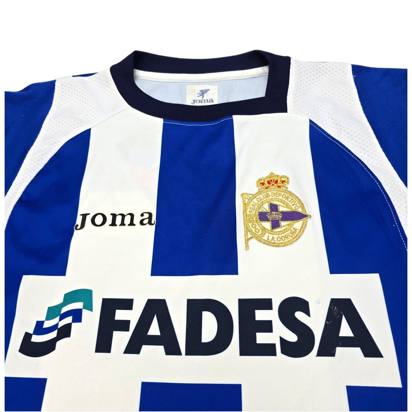 2004/05 Deportivo La Coruna Home Football Shirt (S) Joma