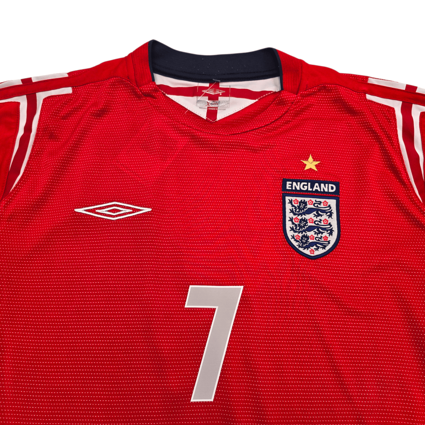 2004/05 England Away Football Shirt (L) Umbro #7 Beckham
