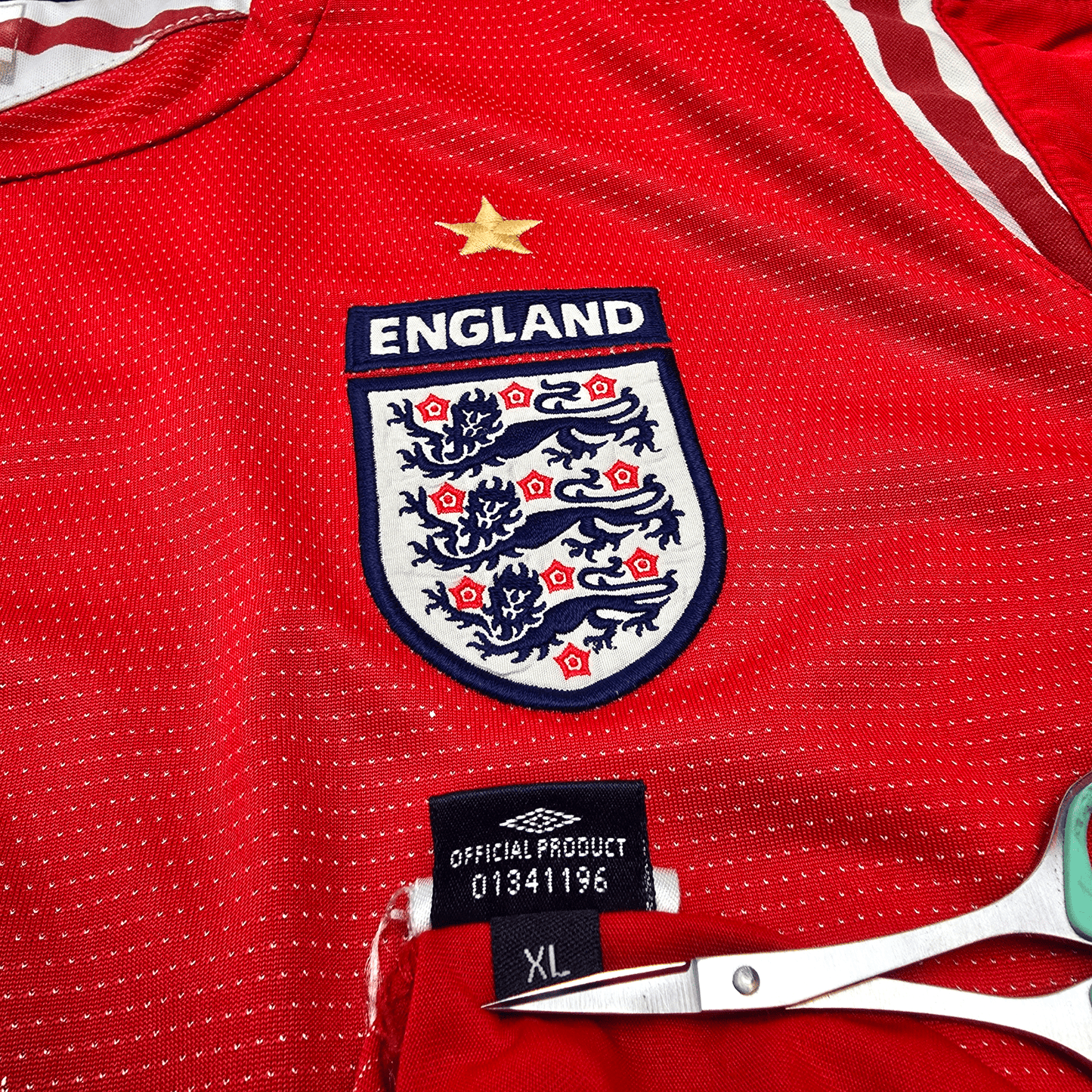 2004/05 England Away Football Shirt (XL) Umbro #8 Lampard