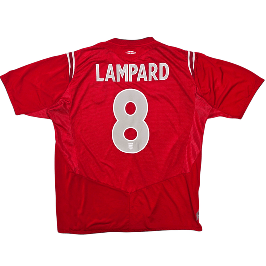 2004/05 England Away Football Shirt (XL) Umbro #8 Lampard