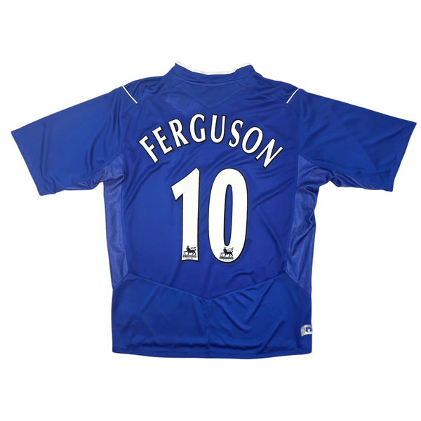 2004/05 Everton Home Football Shirt (L) Umbro #10 Ferguson