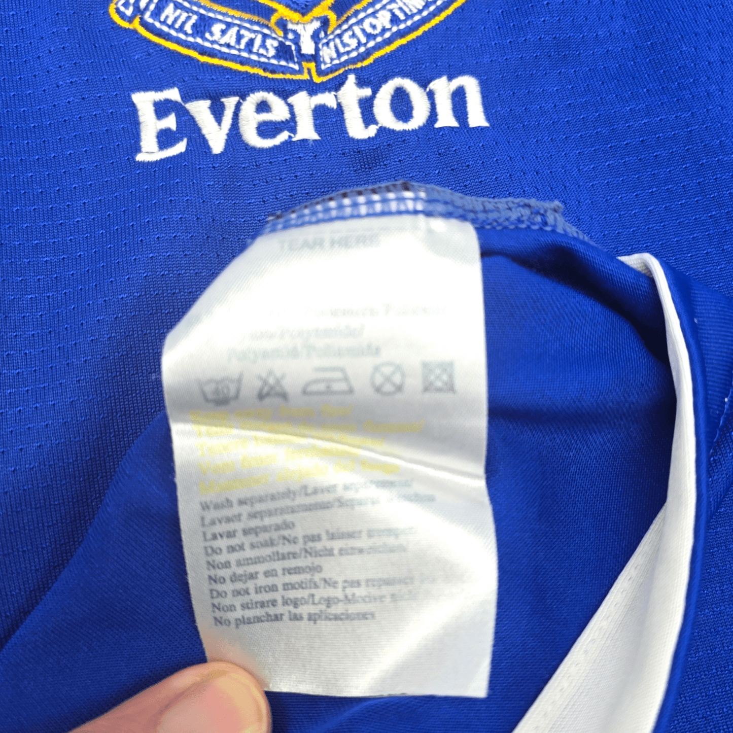 2004/05 Everton Home Football Shirt (L) Umbro #10 Ferguson
