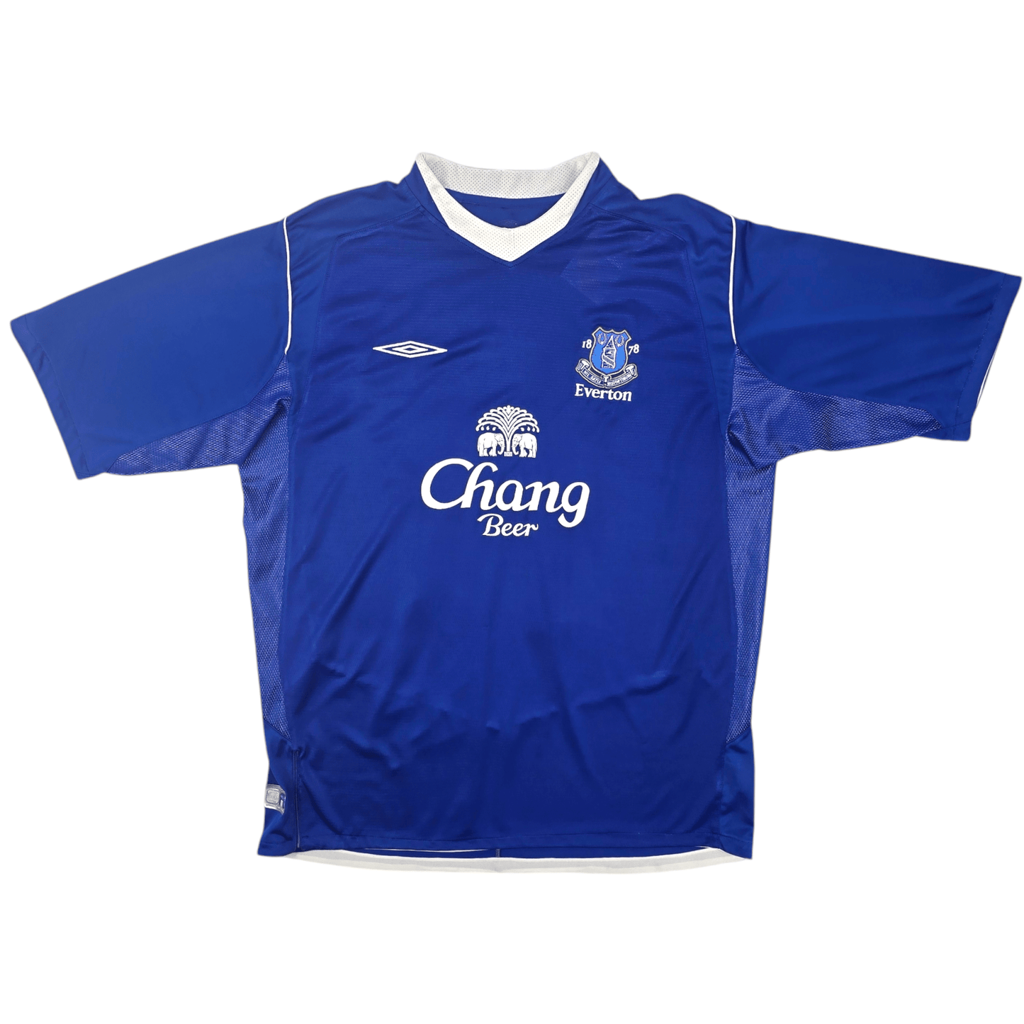 2004/05 Everton Home Football Shirt (L) Umbro #10 Ferguson