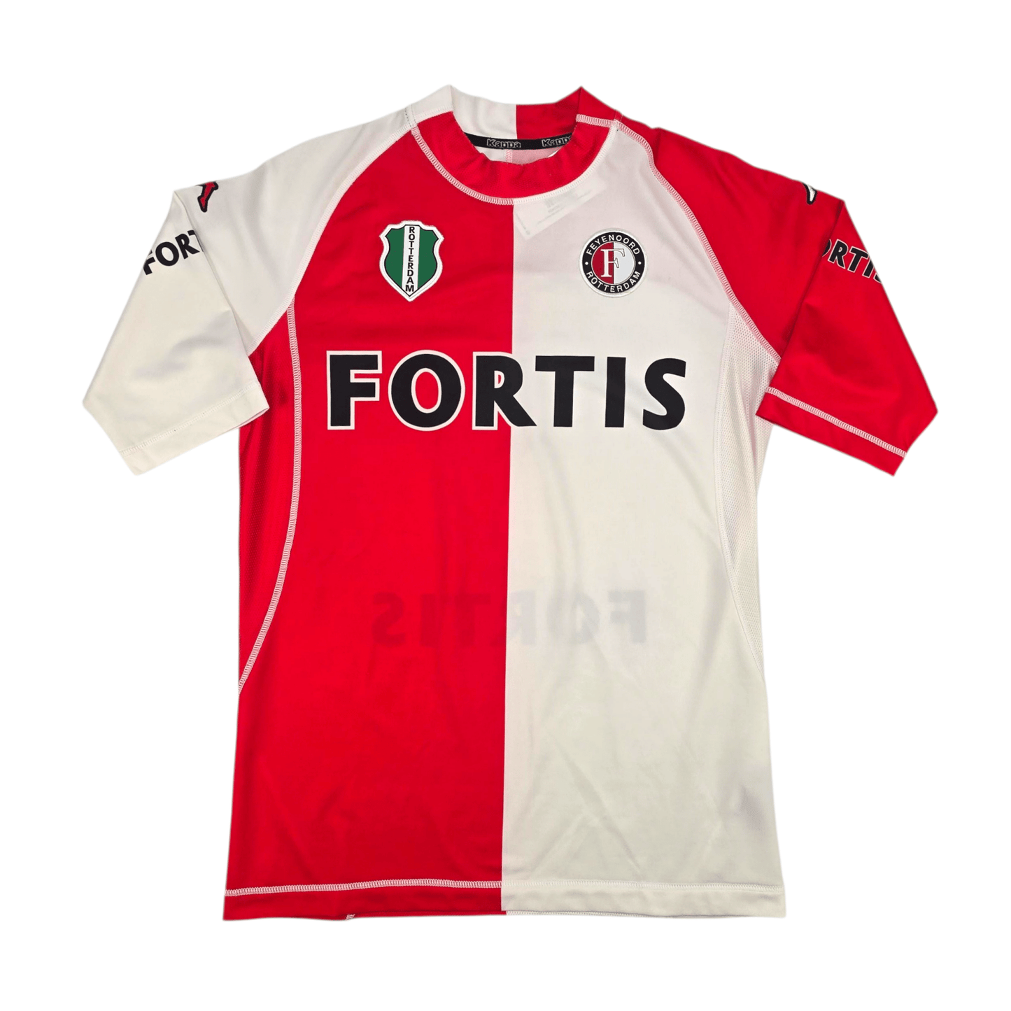 2004/05 Feyenoord Home Football Shirt (M) Kappa #7 Kuyt