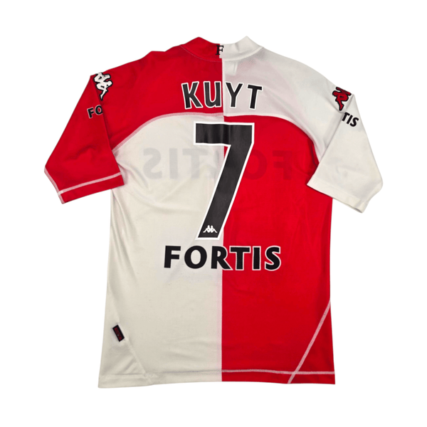 2004/05 Feyenoord Home Football Shirt (M) Kappa #7 Kuyt