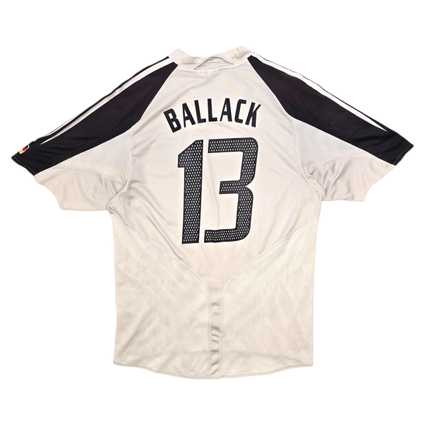 2004/05 Germany Home Football Shirt (L) Adidas #13 Ballack
