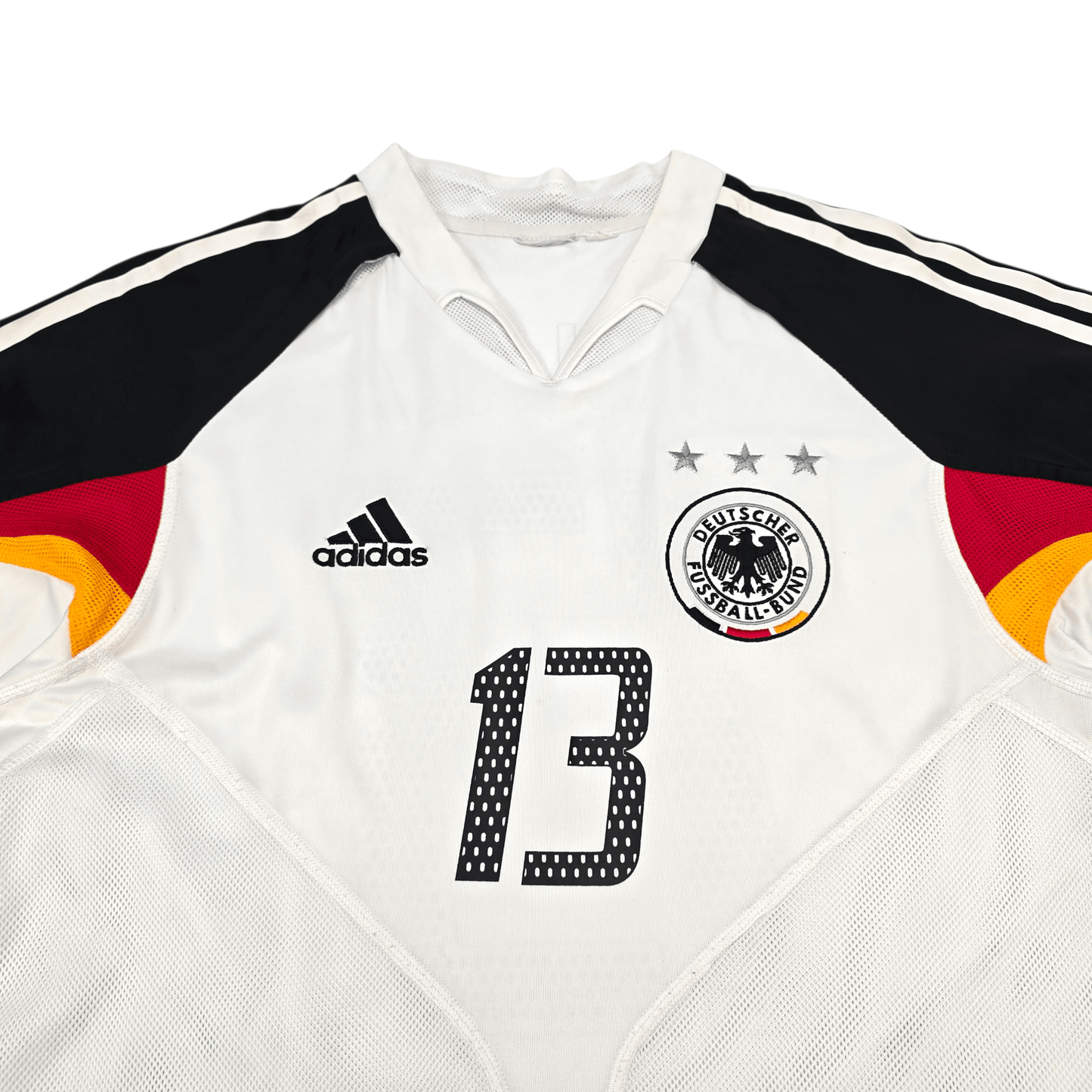 2004/05 Germany Home Football Shirt (S) Adidas #13 Ballack