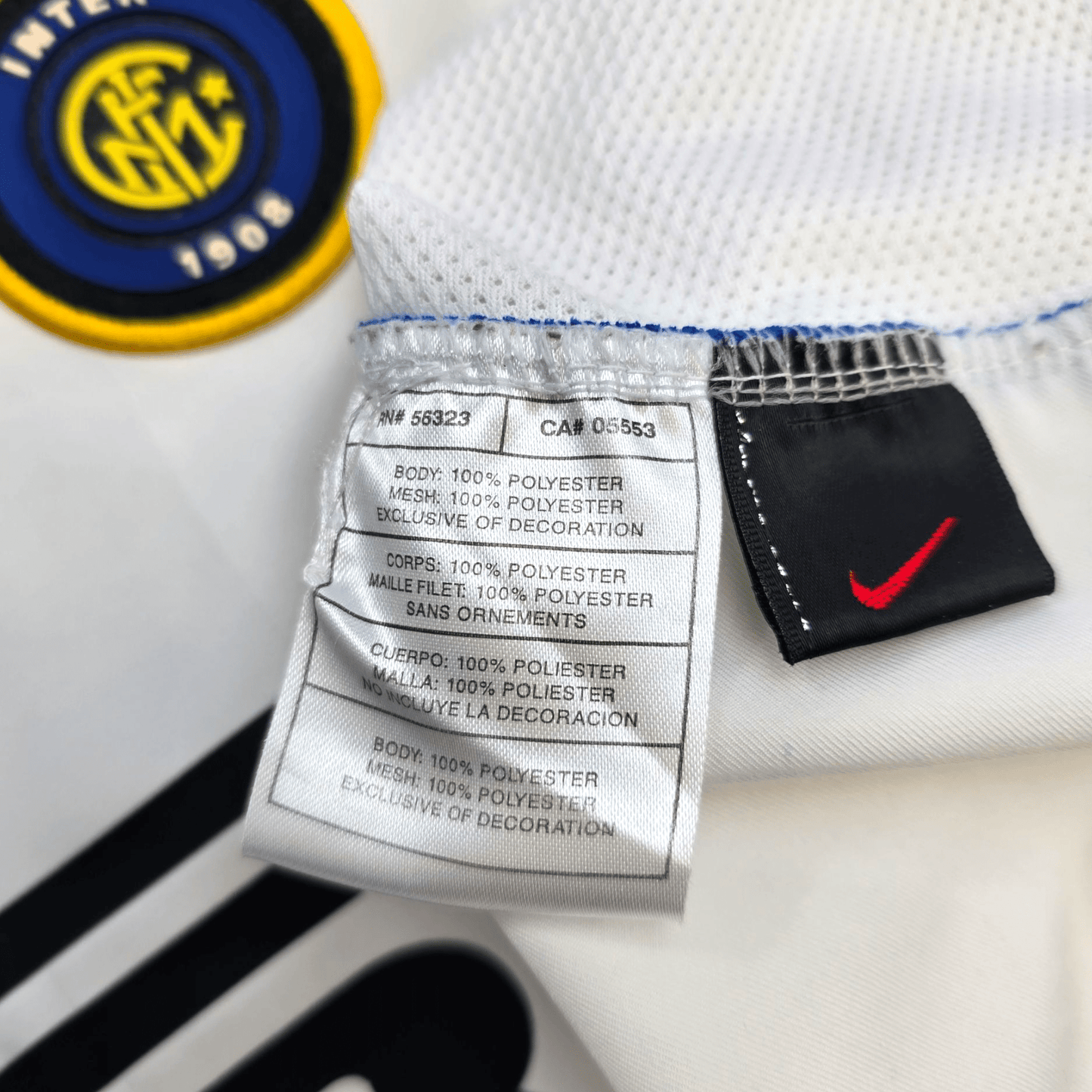 2004/05 Inter Milan Away Football Shirt (XL) Nike #20 Recoba