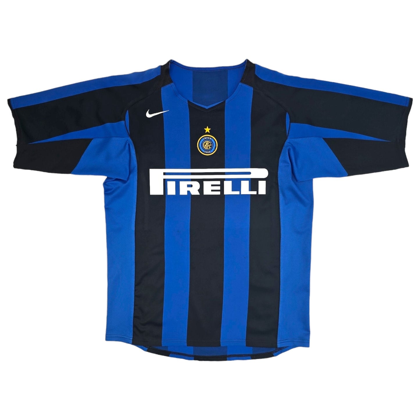 2004/05 Inter Milan Home Football Shirt (L) Nike #11 Mihajlovic