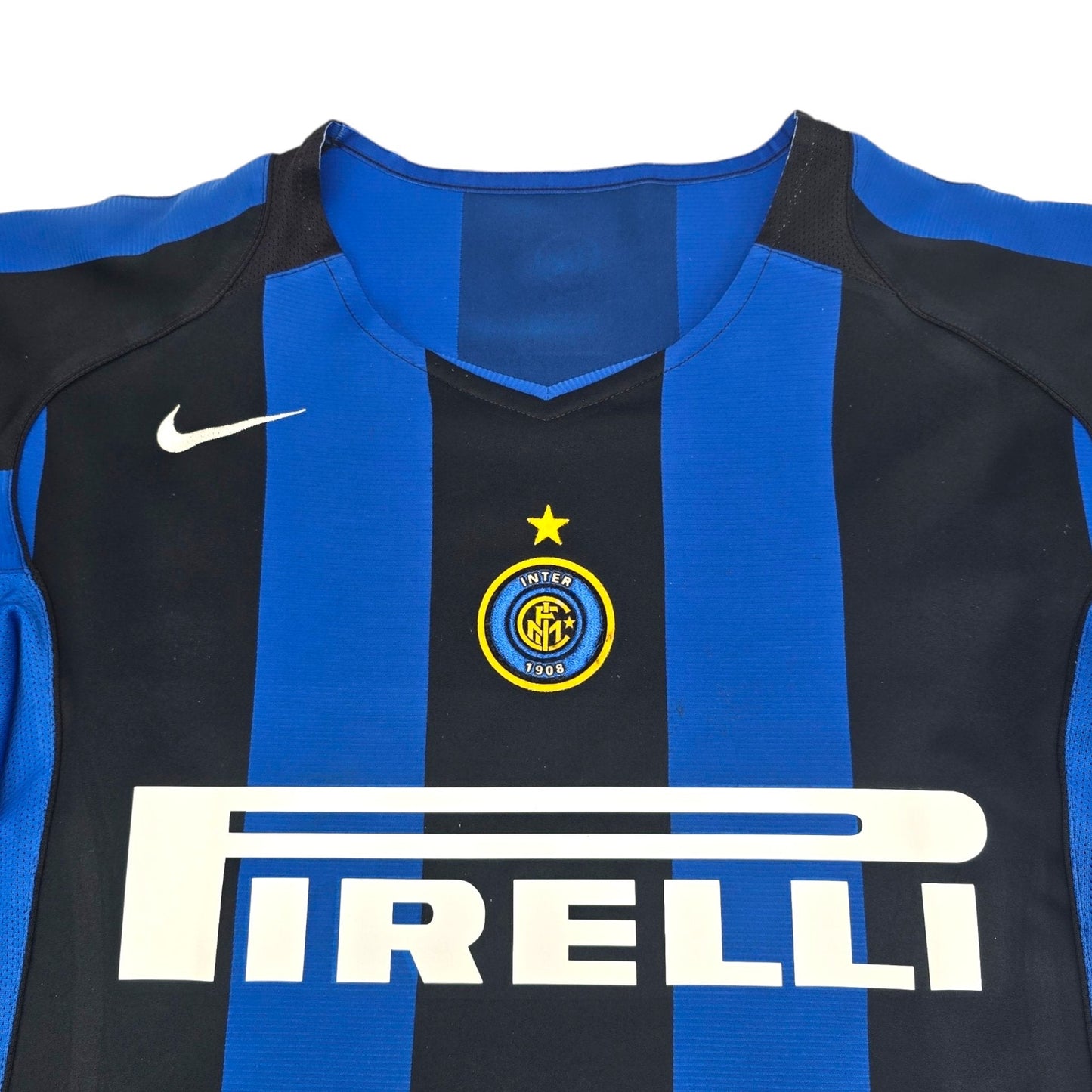 2004/05 Inter Milan Home Football Shirt (L) Nike #11 Mihajlovic