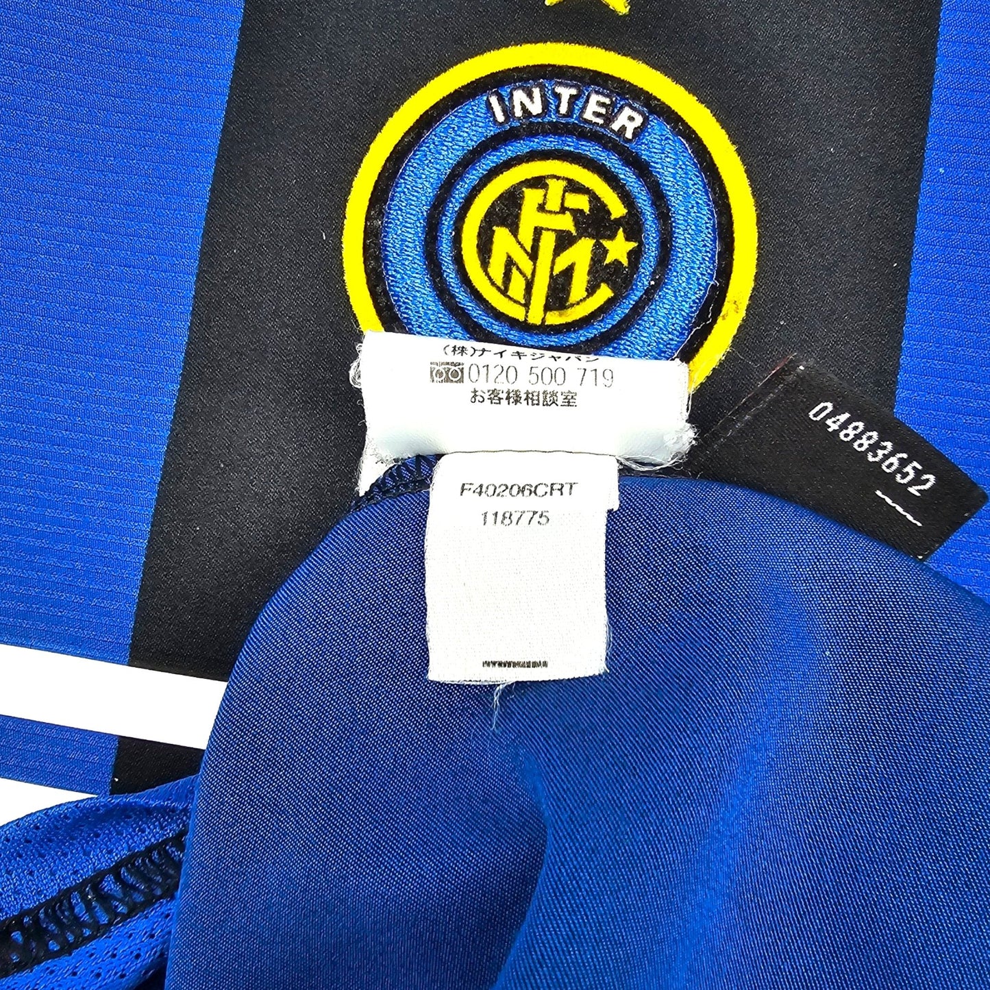 2004/05 Inter Milan Home Football Shirt (L) Nike #11 Mihajlovic