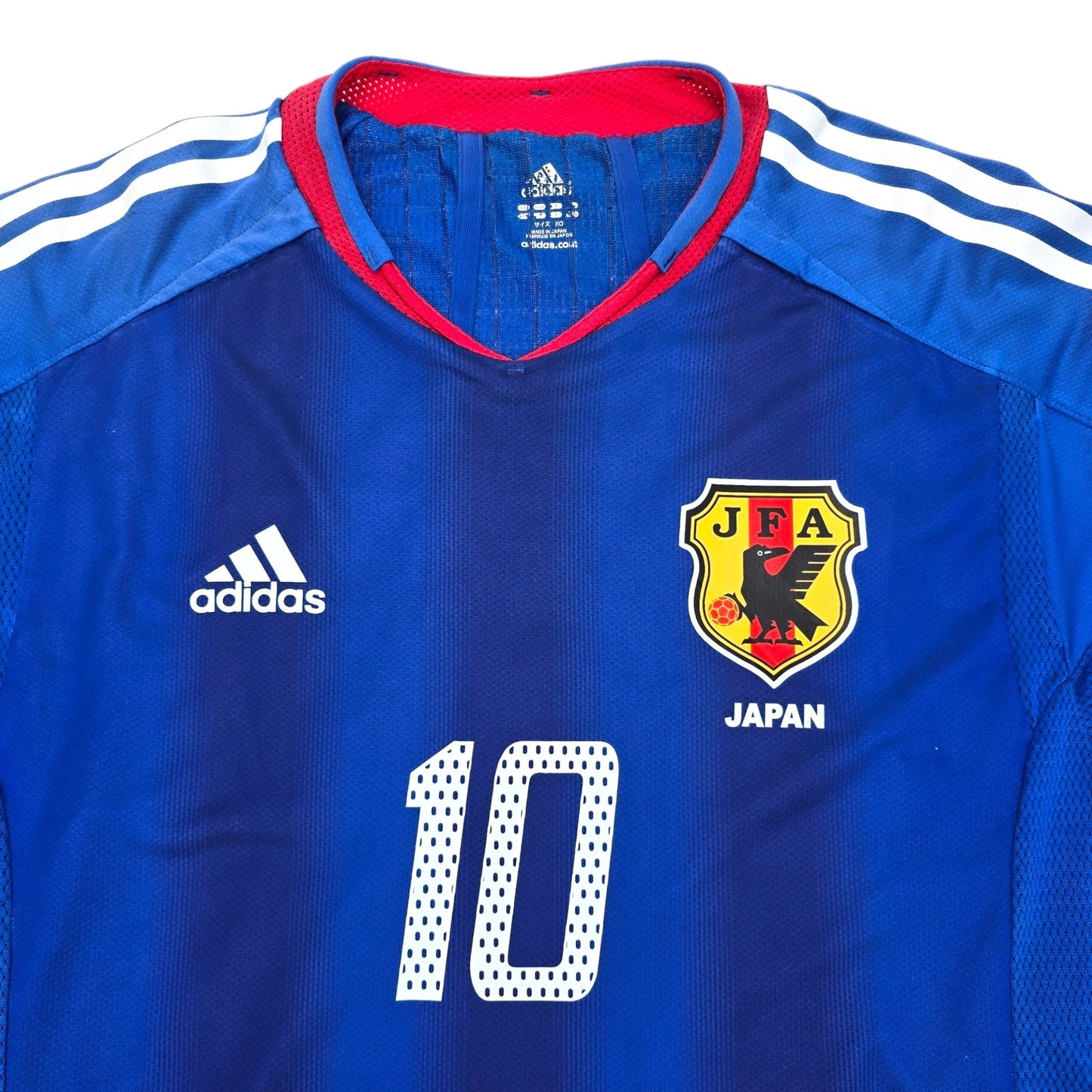 2004/05 Japan Home Football Shirt (M) Adidas #10 Nakamura (Player Version)