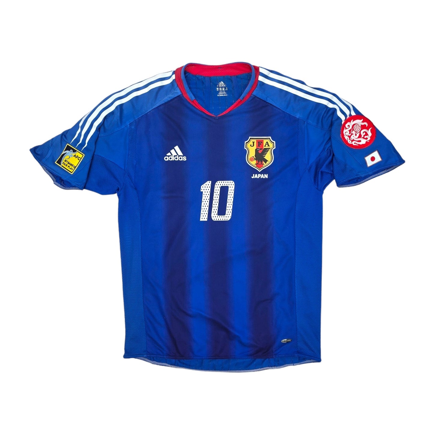 2004/05 Japan Home Football Shirt (M) Adidas #10 Nakamura (Player Version)