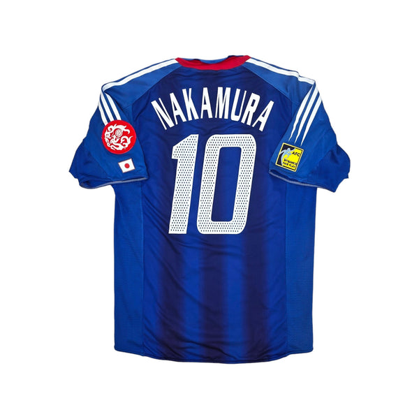 2004/05 Japan Home Football Shirt (M) Adidas #10 Nakamura (Player Version)