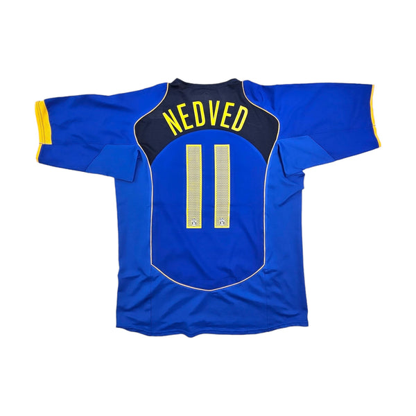 2004/05 Juventus Away Football Shirt (L) Nike #11 Nedved (Restored Sponsor)