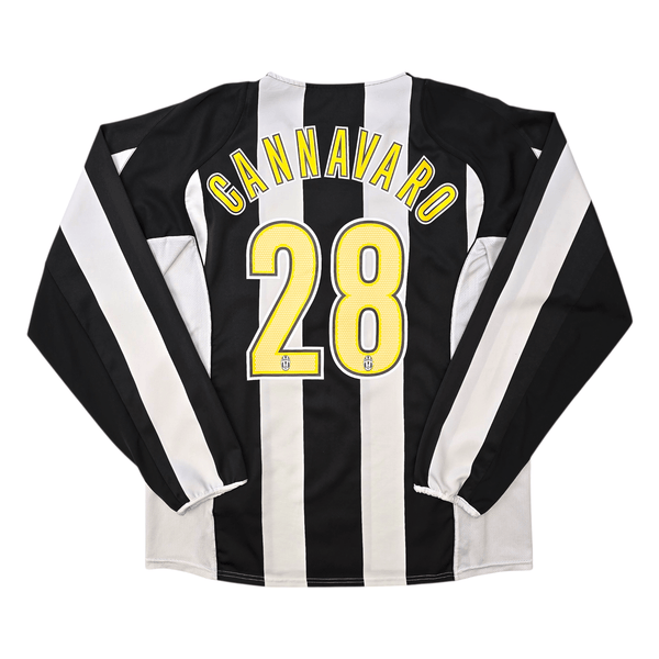 2004/05 Juventus Home Football Shirt (XL) Nike #28 Cannavaro