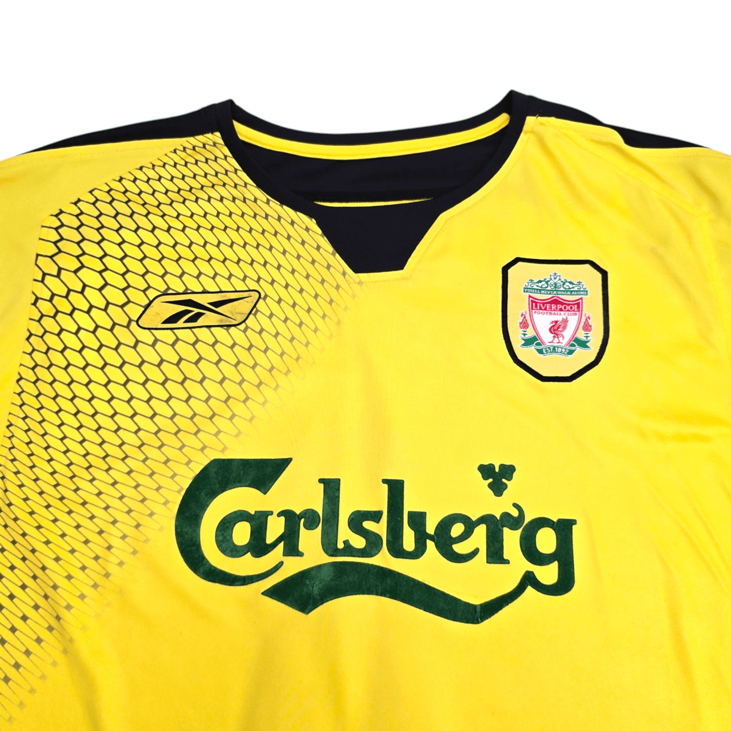2004/05 Liverpool Away Football Shirt (L) Reebok #8 Gerrard