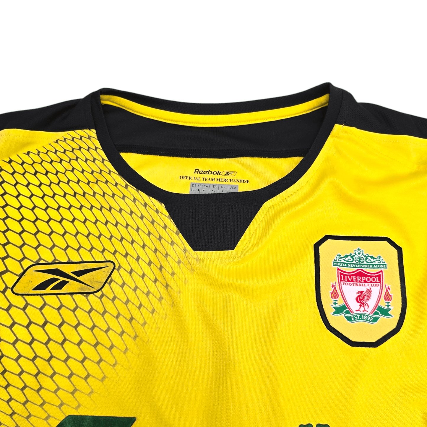 2004/05 Liverpool Away Football Shirt (L) Reebok #8 Gerrard