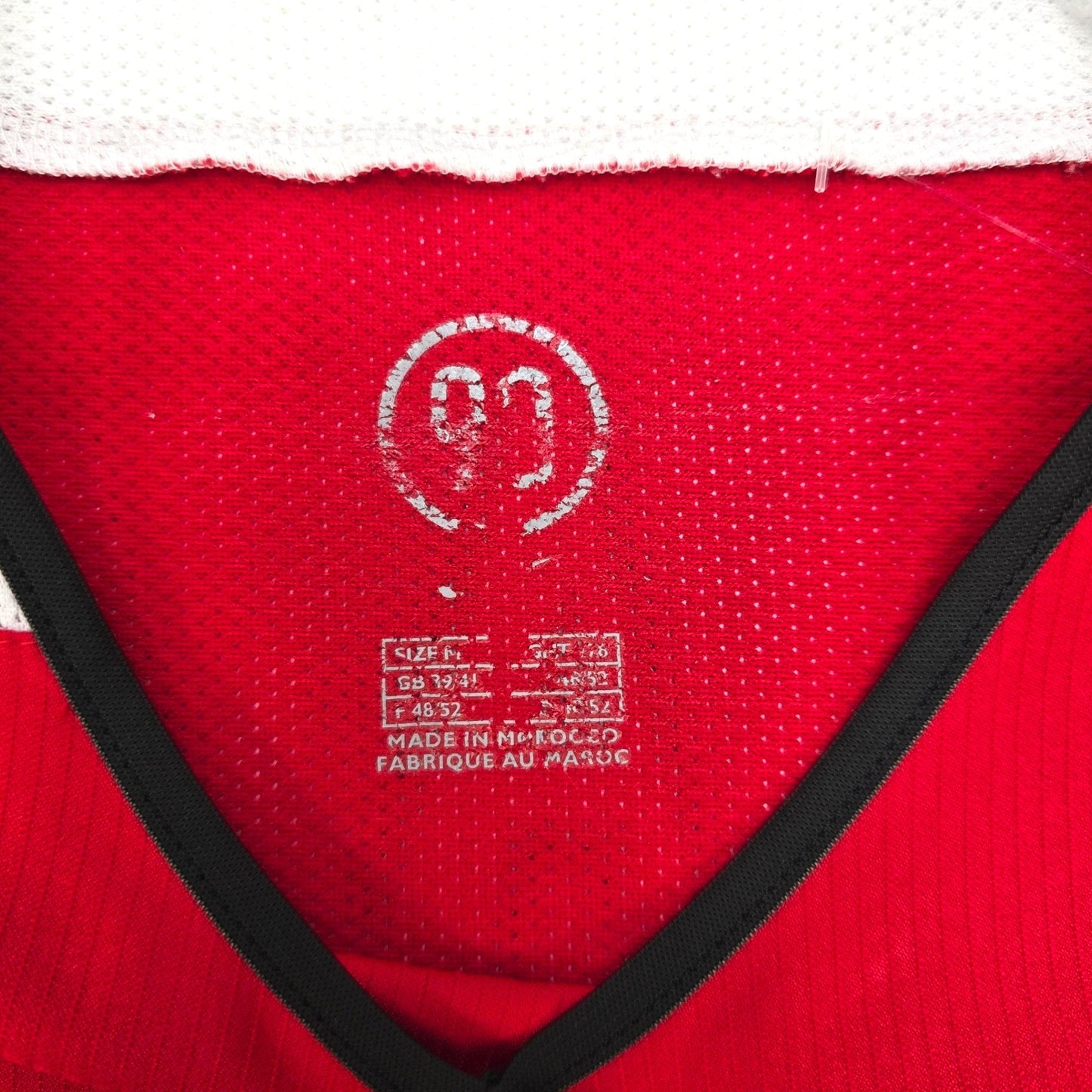 2004/05 Manchester United Home Football Shirt (M) Nike #16 Keane