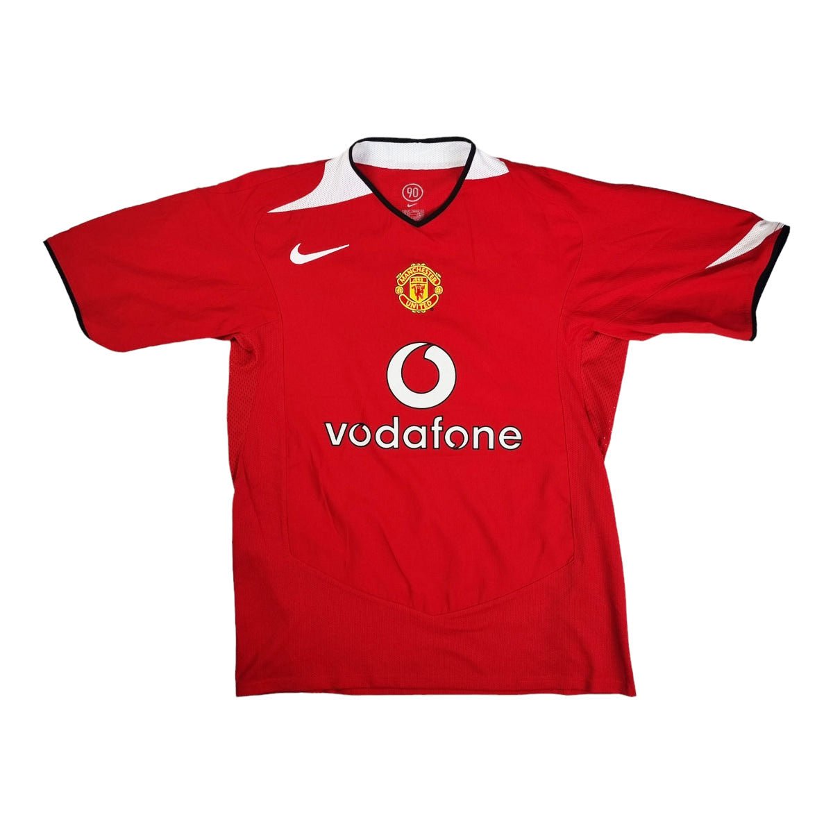 2004/05 Manchester United Home Football Shirt (M) Nike #7 Ronaldo
