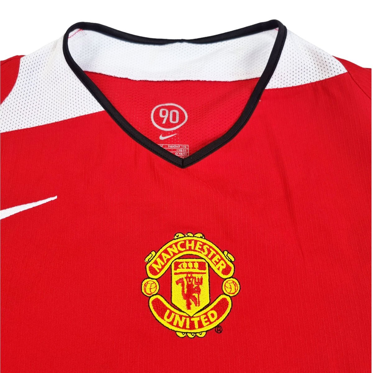 2004/05 Manchester United Home Football Shirt (M) Nike #7 Ronaldo