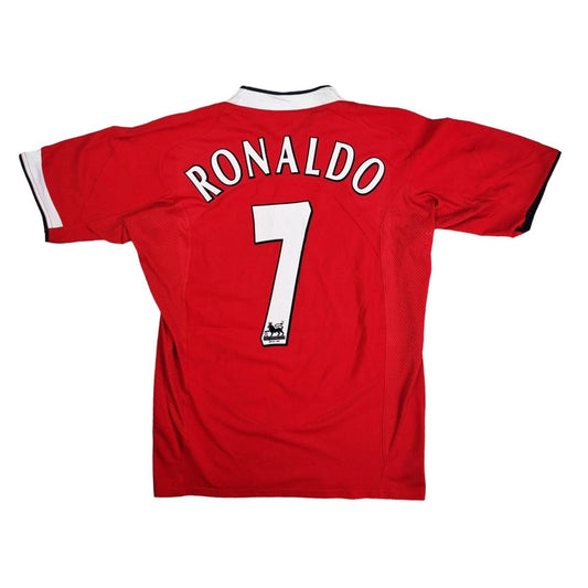 2004/05 Manchester United Home Football Shirt (M) Nike #7 Ronaldo