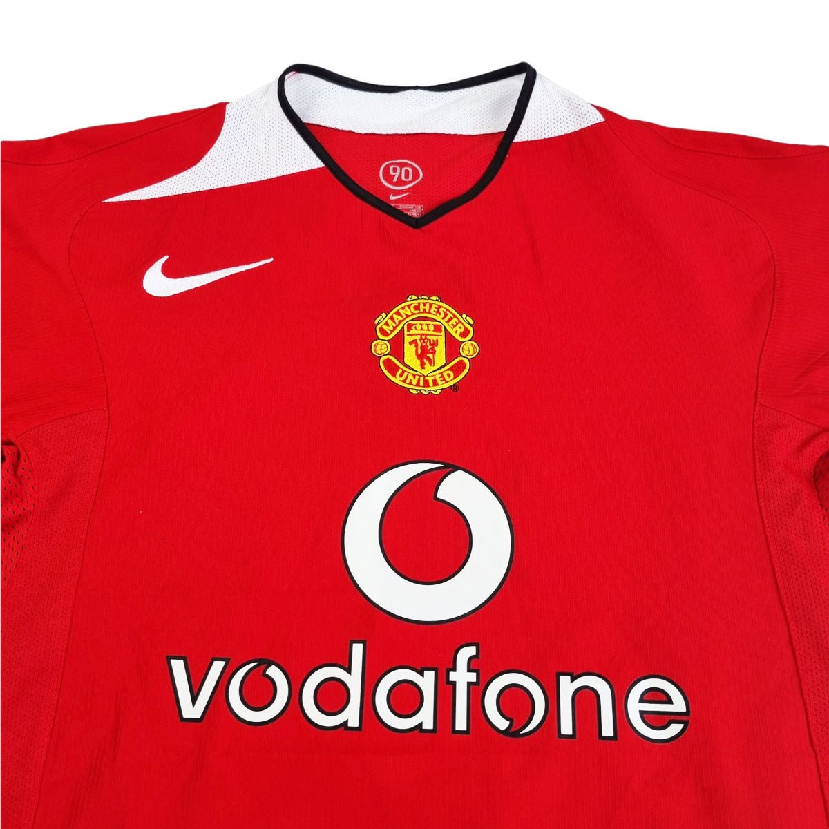2004/05 Manchester United Home Football Shirt (M) Nike #7 Ronaldo