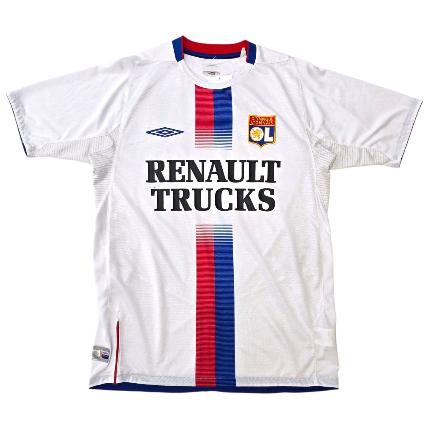 2004/05 Olympique Lyonnais Home Football Shirt (S) Umbro #8 Juninho